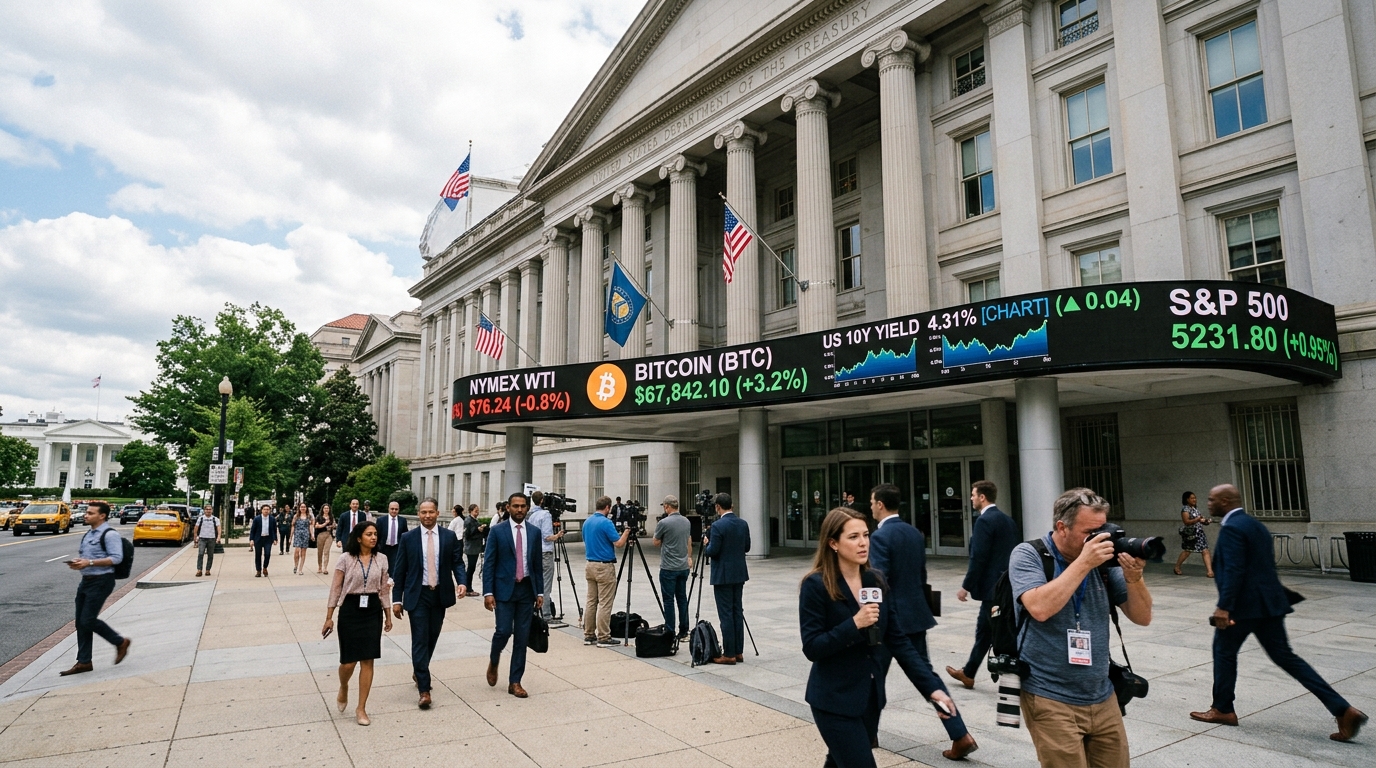 Bitcoin Surge Accelerates as Trump Policy Push, CLARITY Act Debates, and Treasury Liquidity Shifts Collide