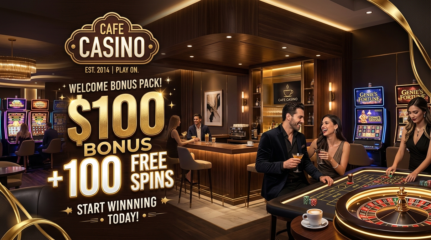 $200 No Deposit Bonus & 200 Free Spins Real Money Offered By Cafe Casino