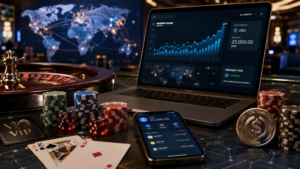 Global Crypto Casino Wager Volume Crosses $65 Billion Milestone in Q3 2026 Driven by Stablecoin Settlements and Provably Fair Gaming