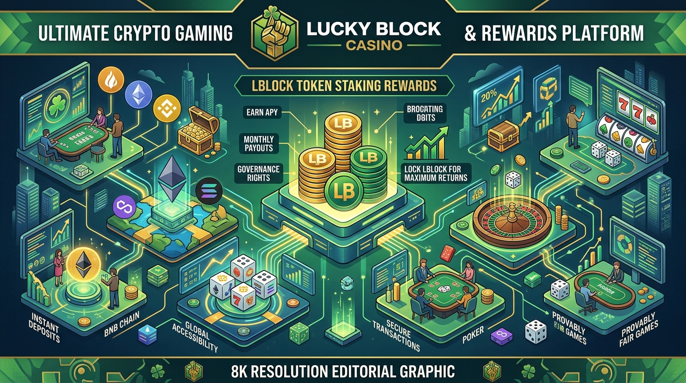 Lucky Block Casino Unveils Multi-Chain Staking and Enhanced LBLOCK Loyalty Program