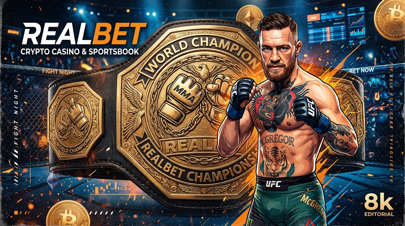 RealBet Launches as Conor McGregor-Backed Crypto Casino and Sportsbook