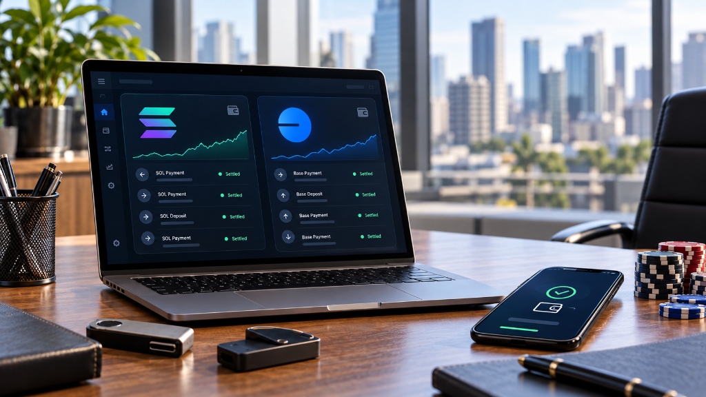 Solana Pay & Base Layer-2 Infrastructure Drive Record $1.2B Monthly Settlement Volume Across Licensed Crypto Casinos